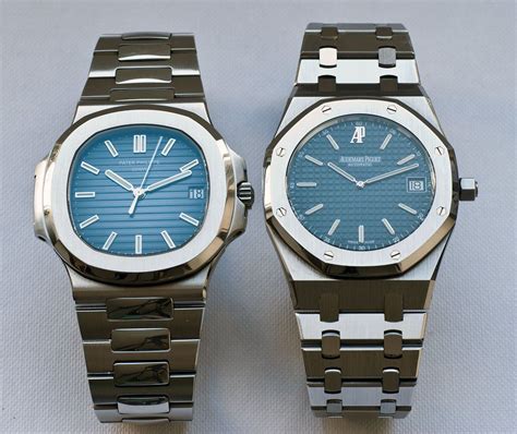 patek philippe nautilus vs audemars piguet royal oak|patek philippe nautilus watches.